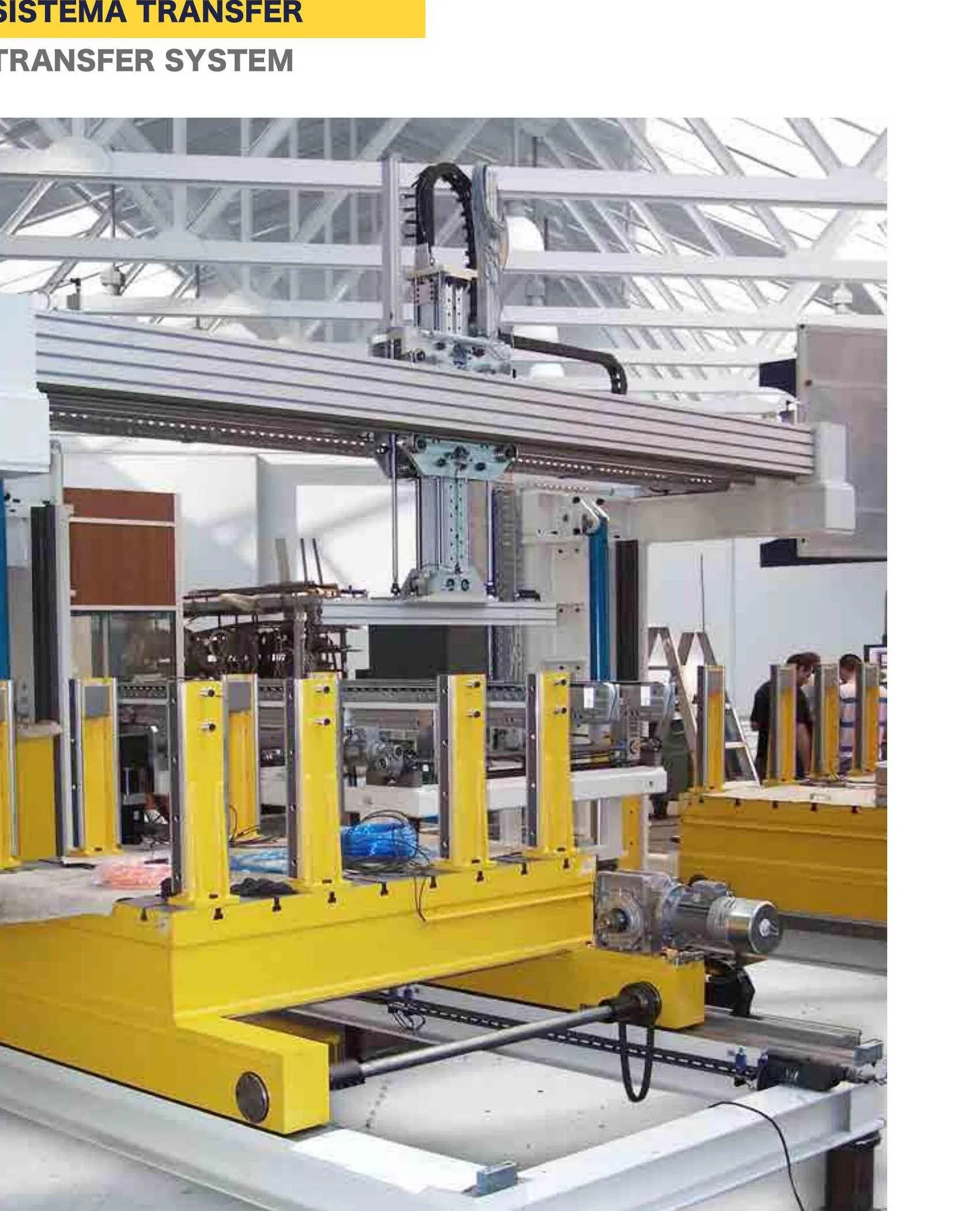 2D/3D servo-synchronised transfer system